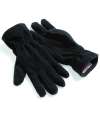 BB296 B296 Beechfield Suprafleece® Alpine Gloves Black colour image